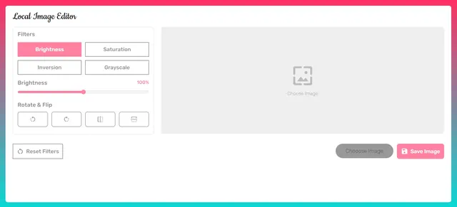 Local Image Editor
